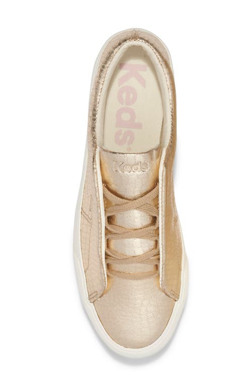 Keds ® Remi Platform Sneaker In Champagne Leather