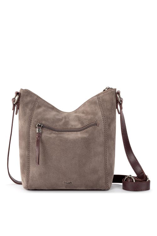 The Sak Ashland Leather Crossbody Bag In Mushroom Suede
