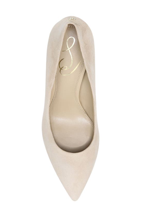 Shop Sam Edelman Hazel Pointed Toe Pump In Cappuccino 365