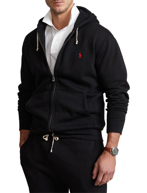 Shop Polo Ralph Lauren Full-zip Hoodie In Black