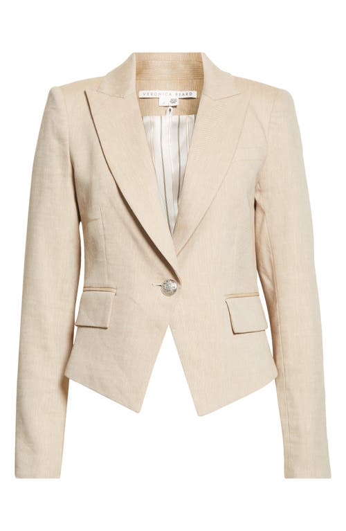 Veronica Beard Hosanna Linen Blend Dickey Jacket at Nordstrom,