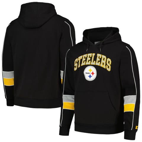 Starter Pittsburgh Steelers Locker Room Throwback End Zone Pullover  Sweatshirt At Nordstrom in Black for Men