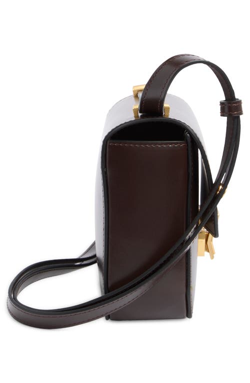 Shop Rag & Bone Small Max Leather Crossbody Bag In Dark Espresso