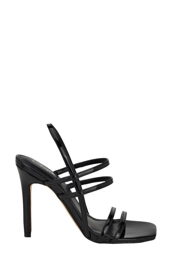 Shop Calvin Klein Teoni Stiletto Sandal In Black