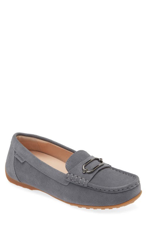 Shop Frankie4 Foxx Loafer In Denim Suede