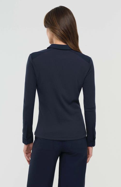 Shop Anatomie Jess Shirt In Navy