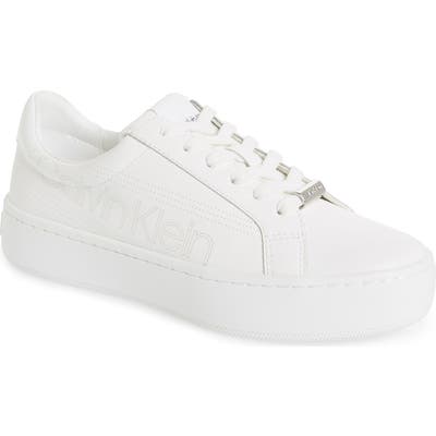 Calvin Klein Clarine Platform Sneaker- White