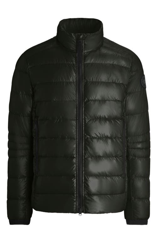 Canada Goose Crofton Water Repellent Packable Quilted 750 Fill Power Down Jacket In Volcano
