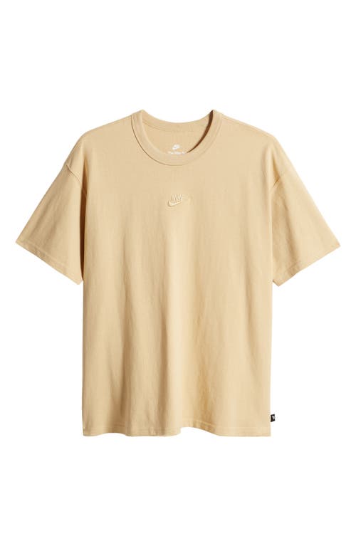 Shop Nike Premium Essential Cotton T-shirt In Sesame