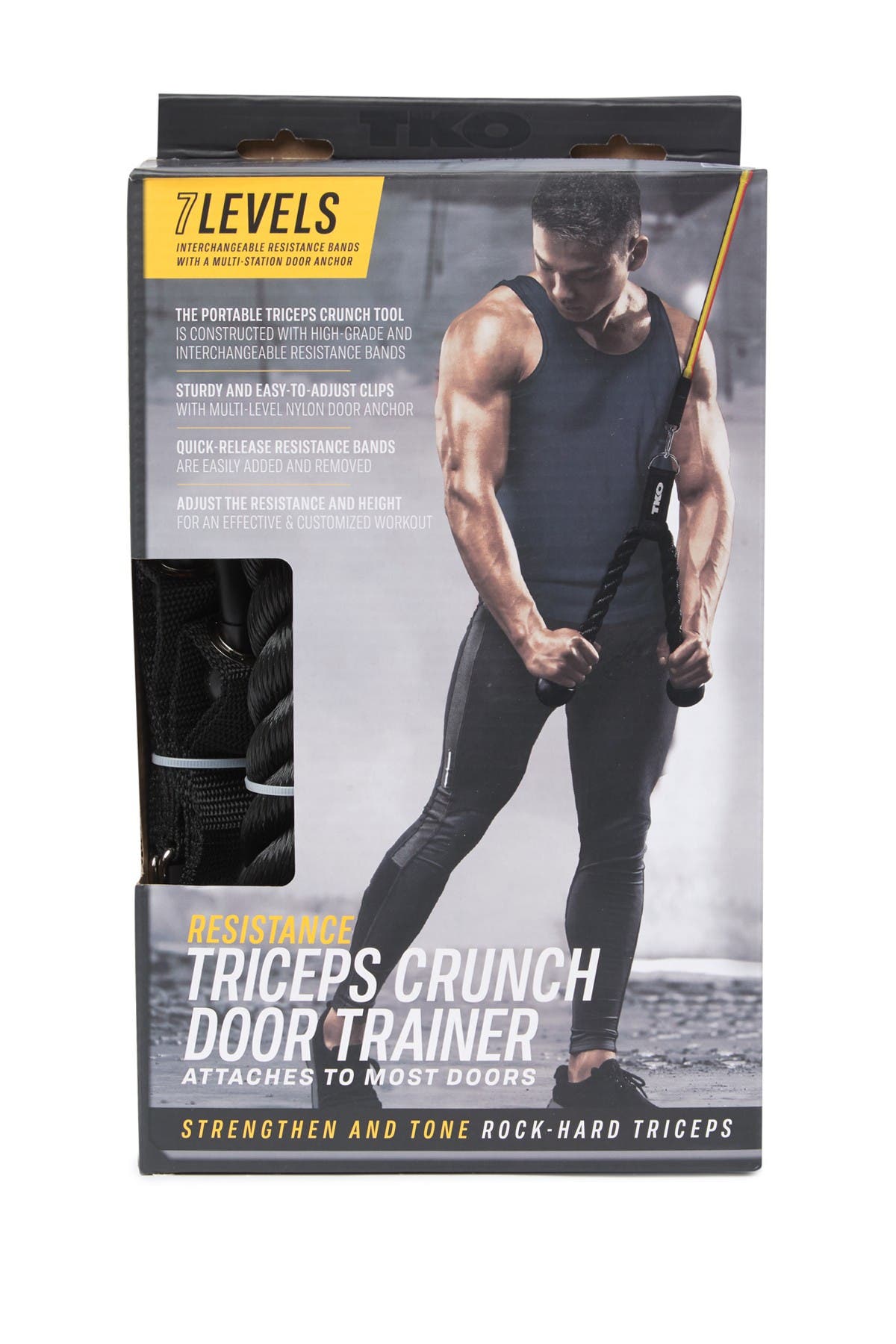 TKO Triceps Crunch - Strengthen and Tone Rock-Hard Triceps Levels 7 New  fitness