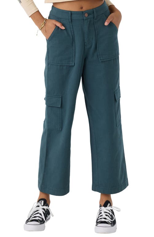 Shop O'neill Kids' Summer Cargo Ankle Pants In Slate