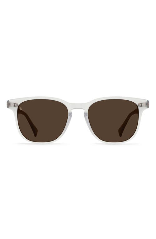RAEN Alvez 50mm Polarized Square Sunglasses in Shadow/Vibrant Brown at Nordstrom
