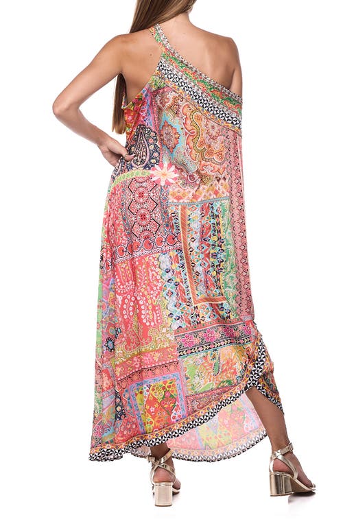 RANEE'S RANEES ONE-SHOULDER COVER-UP MAXI DRESS