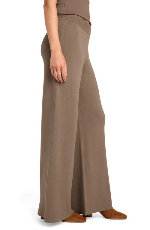 Shop Splendid X @cellajaneblog Wide Leg Sweater Pants In Toast