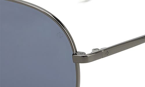 Shop Rag & Bone 59mm Aviator Sunglasses In Dark Ruth Grey/grey