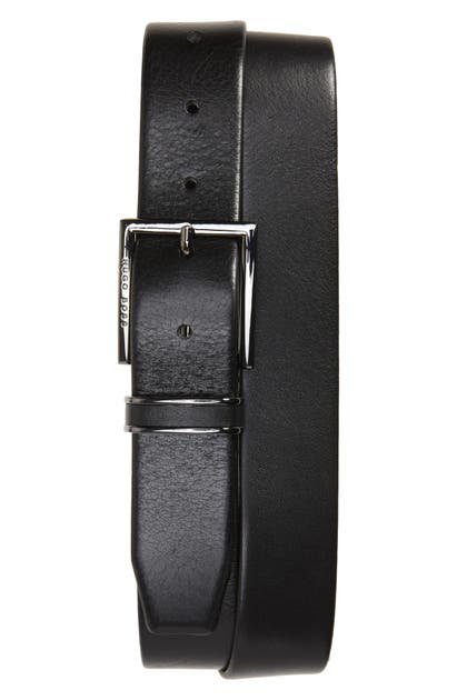 Boss Canzion Leather Belt In Black | ModeSens