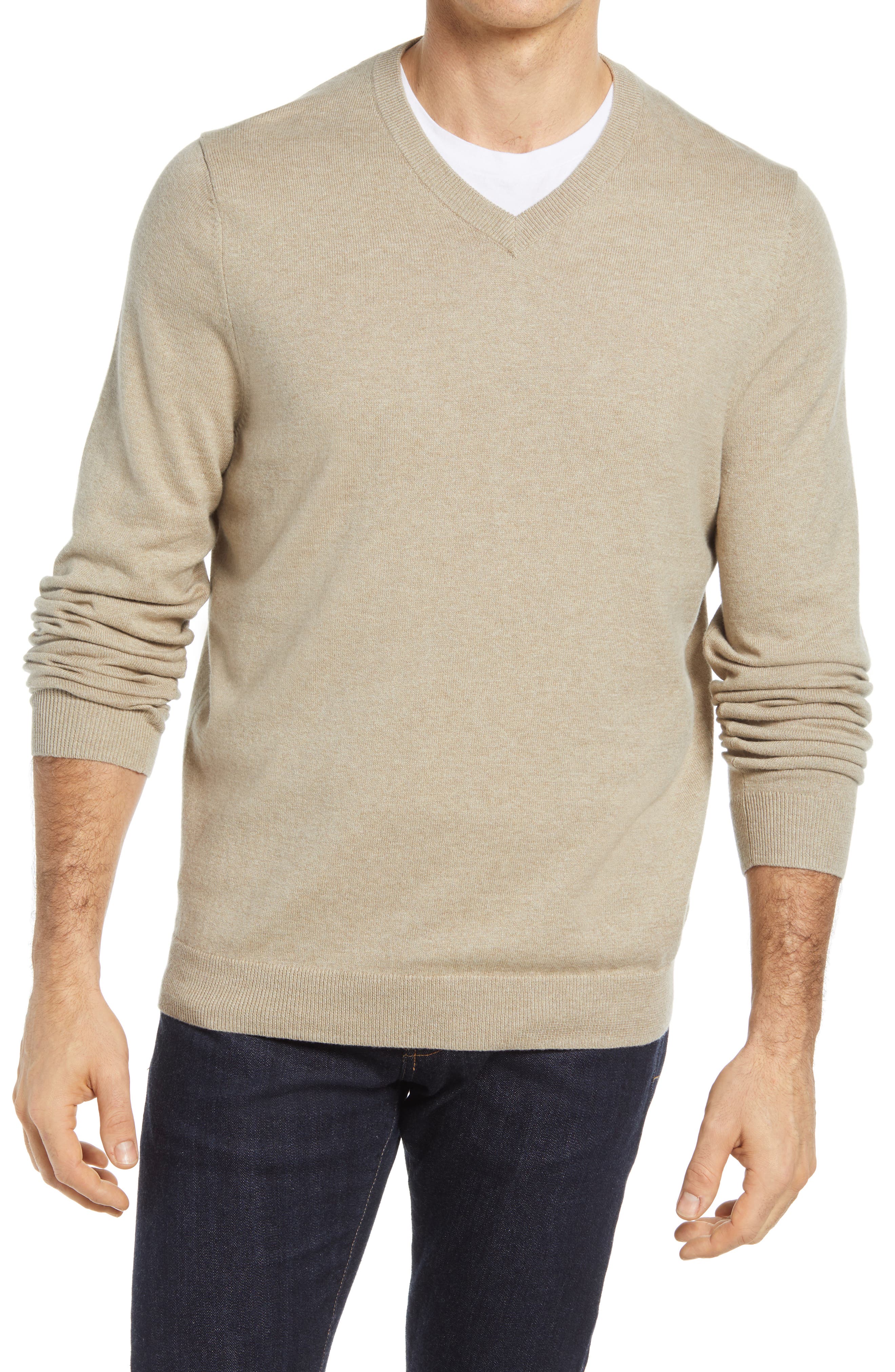 men's v neck sweater