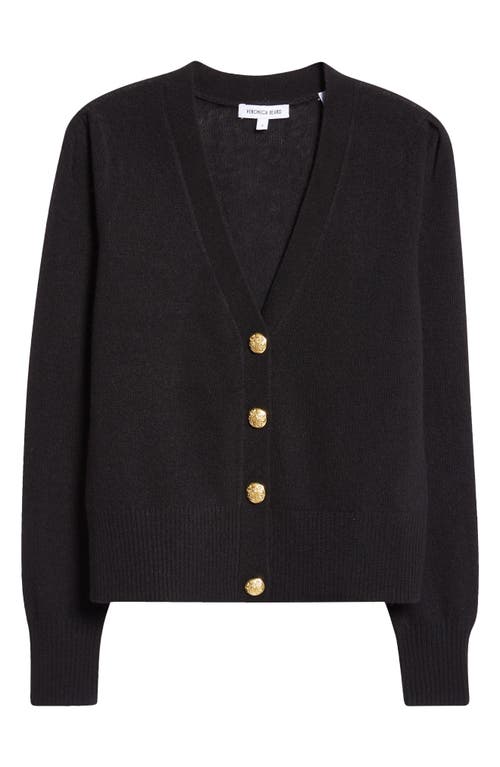 Veronica Beard Solene Cashmere Cardigan In Black