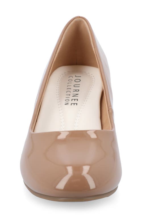 Journee Collection Journee Luu Pump In Patent/taupe