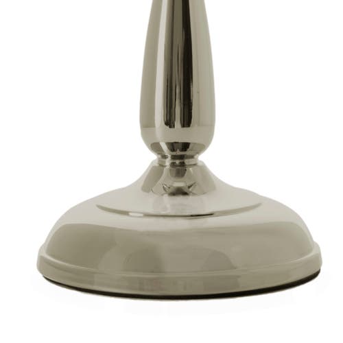 Zadro Lighted Makeup Mirror With 5x/1x Magnification & Touch Base Controls In Polished Nickel