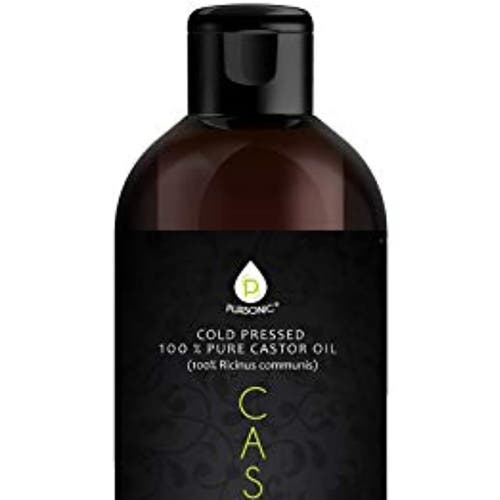 Pursonic Cold Pressed 100% Castor Oil 16 oz In Multicolor