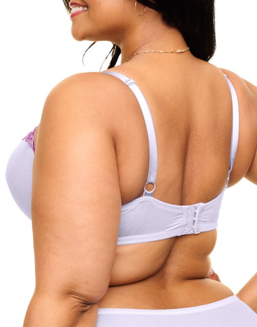 Adore Me Eva Push Up Balconette Bra In Medium Purple