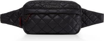 MZ Wallace Metro Quilted Belt Bag - navy-NWT