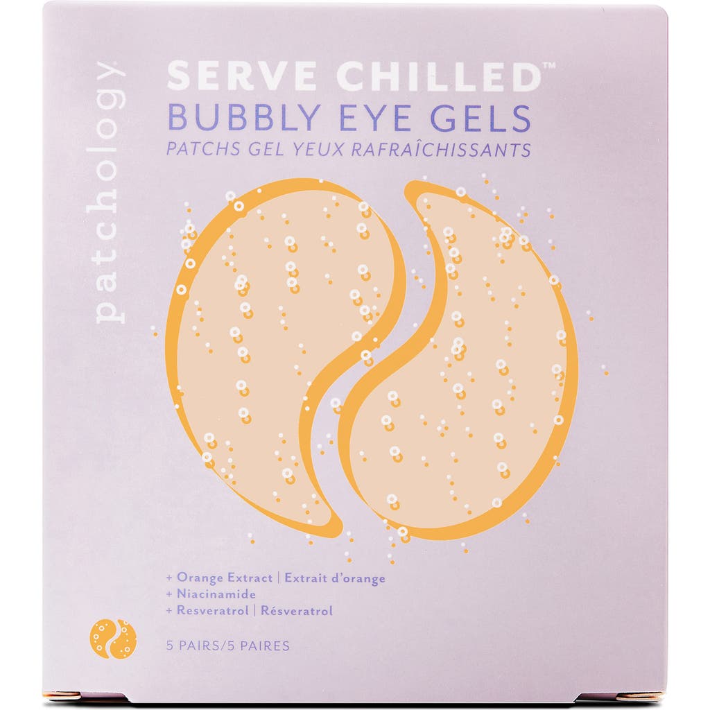 Patchology Serve Chilled Bubbly Eye Gels In Purple