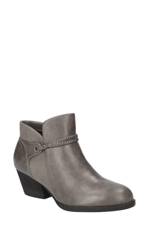 Bella Vita Women's Audrina Block Heel Booties In Grey