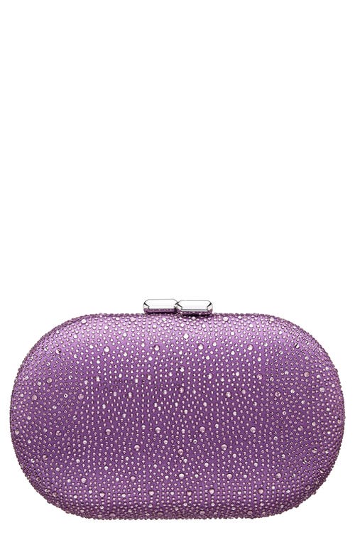 Shop Nina Dally Embellished Clutch In Violet