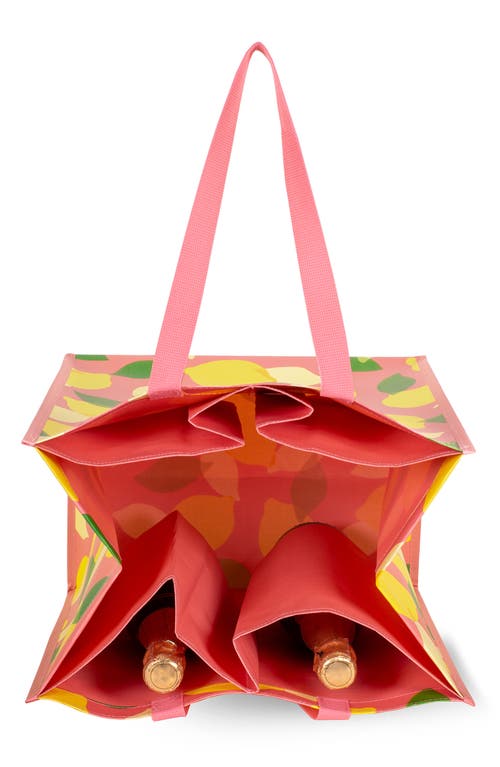 Kate Spade New York Lemon Toss Grocery Tote In Coral