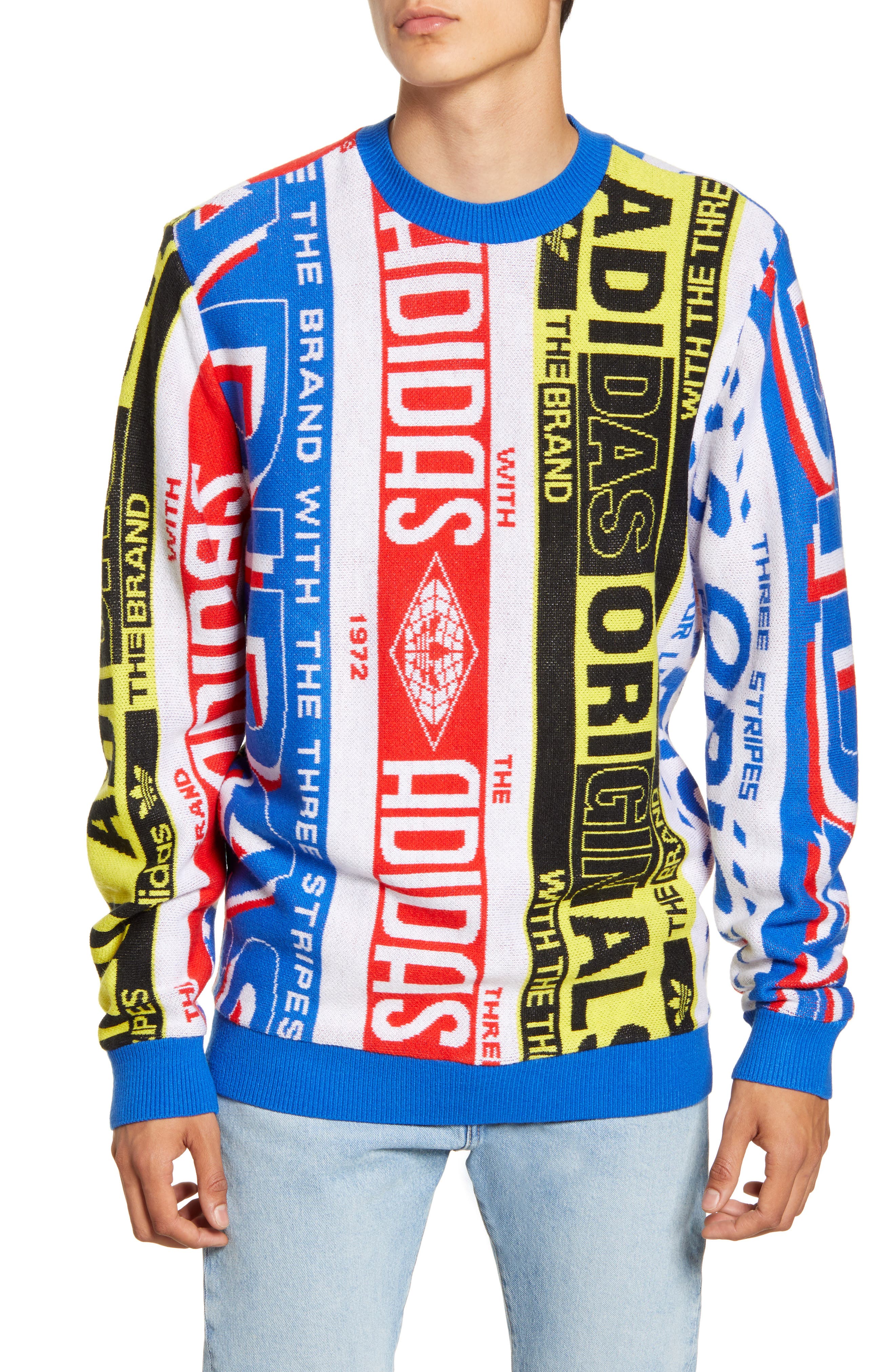 adidas logo sweater