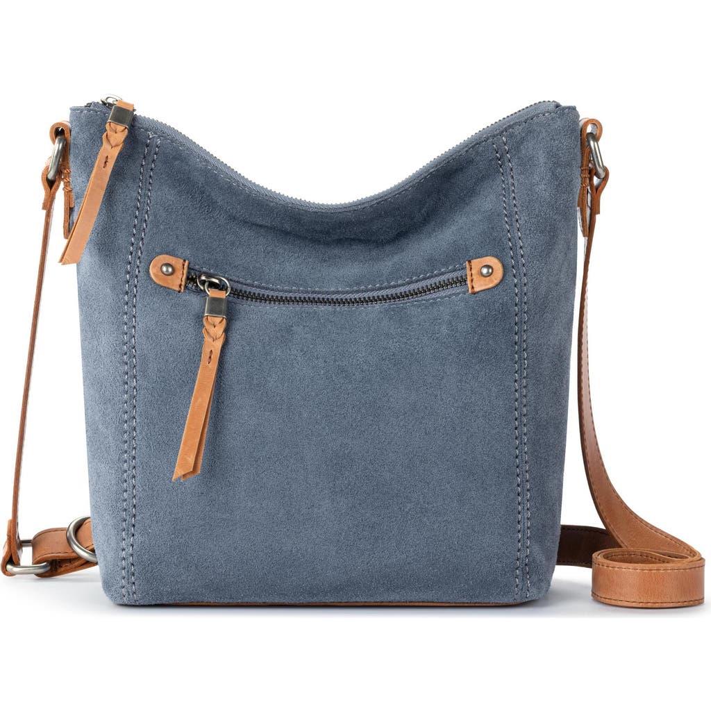 The Sak Ashland Leather Crossbody In Maritime Suede
