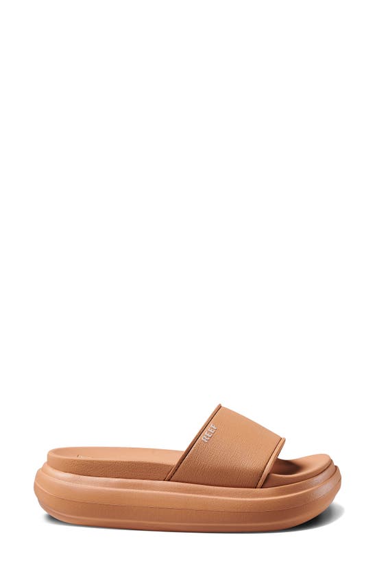 Shop Reef Bondi Platform Slide Sandal In Natural