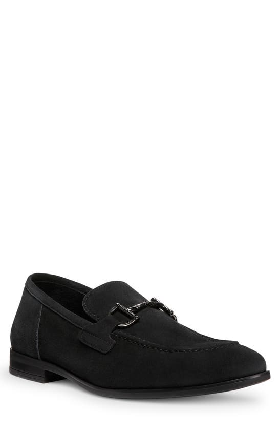 Shop Stuart Weitzman Simon Twistbit Loafer In Black