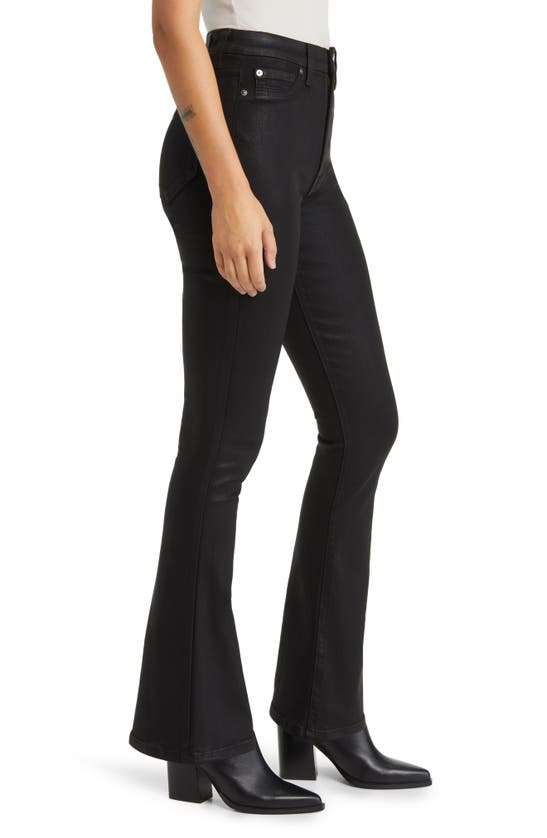 7 FOR ALL MANKIND 7 FOR ALL MANKIND TAILORLESS COATED ULTRA HIGH WAIST SKINNY BOOTCUT JEANS