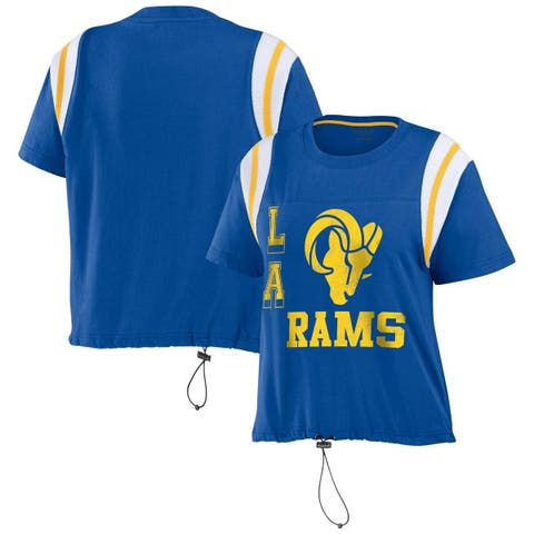 Women's WEAR by Erin Andrews Blue St. Louis Blues Team Scoop Neck Long  Sleeve T-Shirt