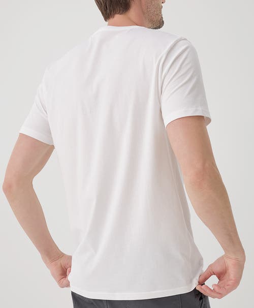 Shop Pact Organic Softspun Crew Neck Tee In White