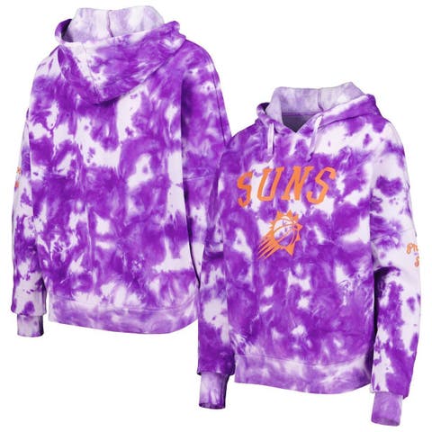 New Era Women's Black Minnesota Vikings Tie-Dye Fleece Full-Zip