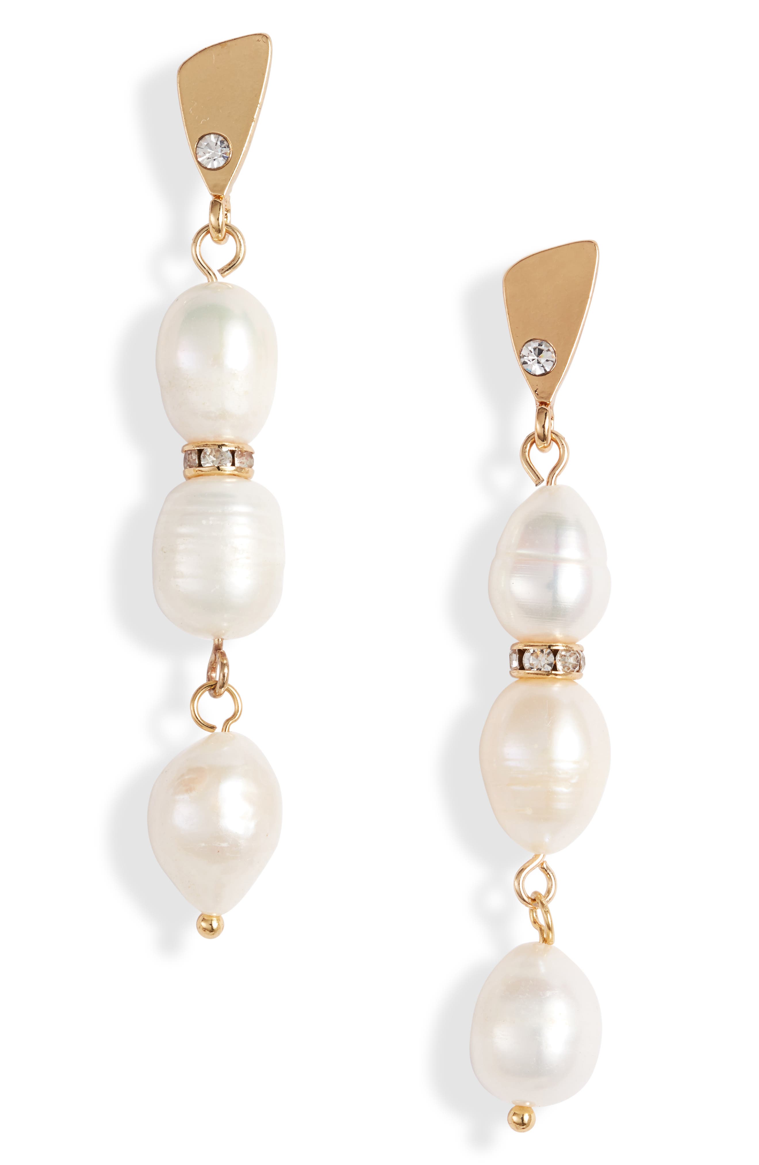 Ettika Pearl Drop Earrings Nordstrom