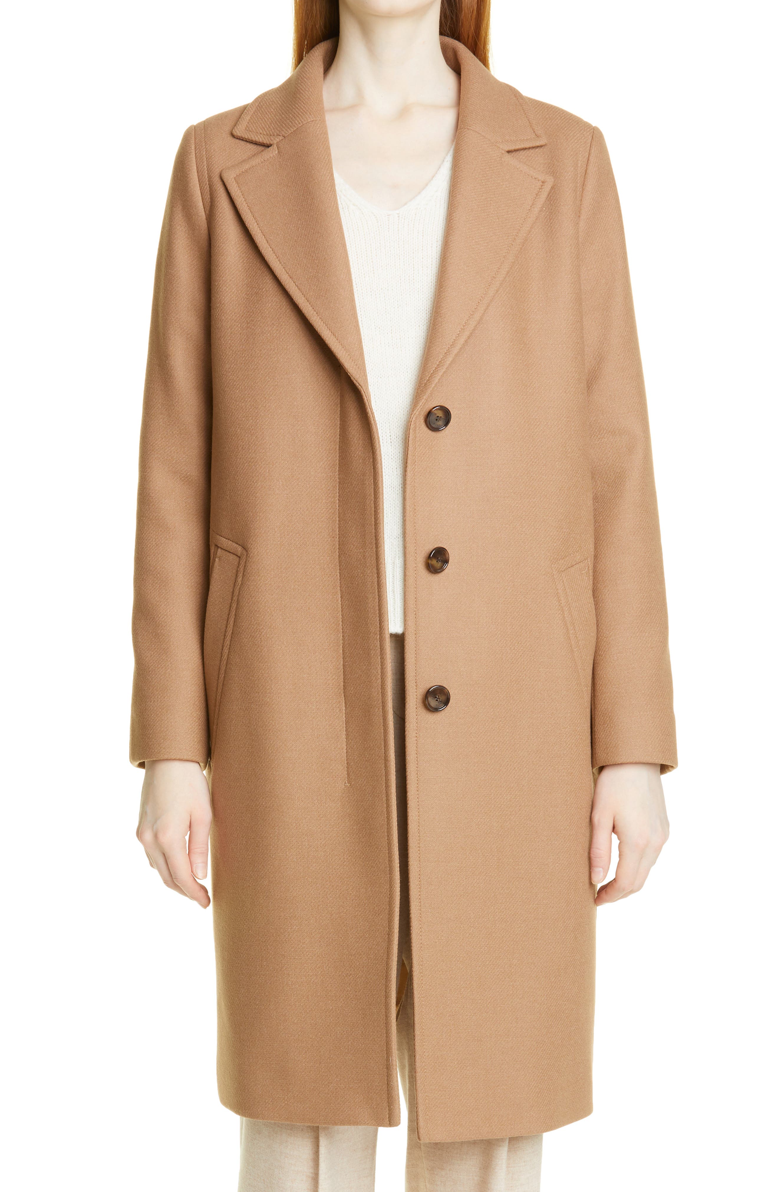 boss camel coat