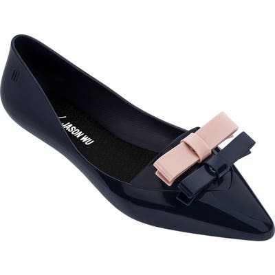 Melissa X Jason Wu Pointy Ii Flat, Blue