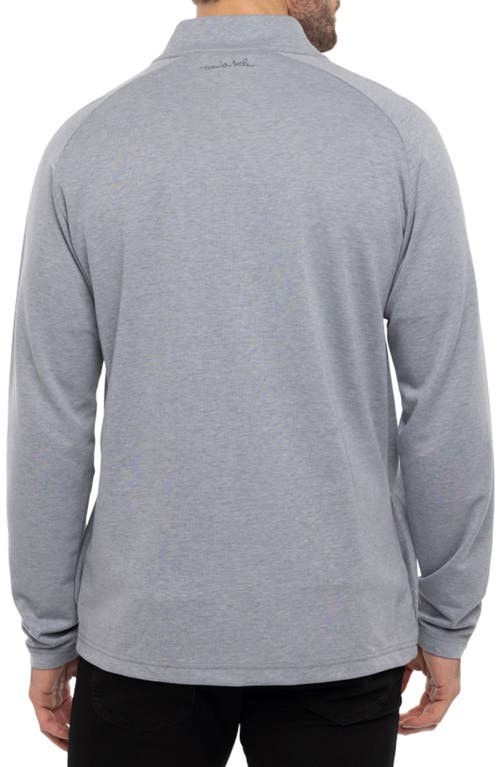 Shop Travismathew Upgraded Half Zip Pullover In Heather Grey