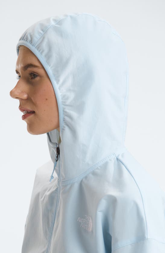The North Face Women's Easy Wind Full-zip Jacket In Barely Blue