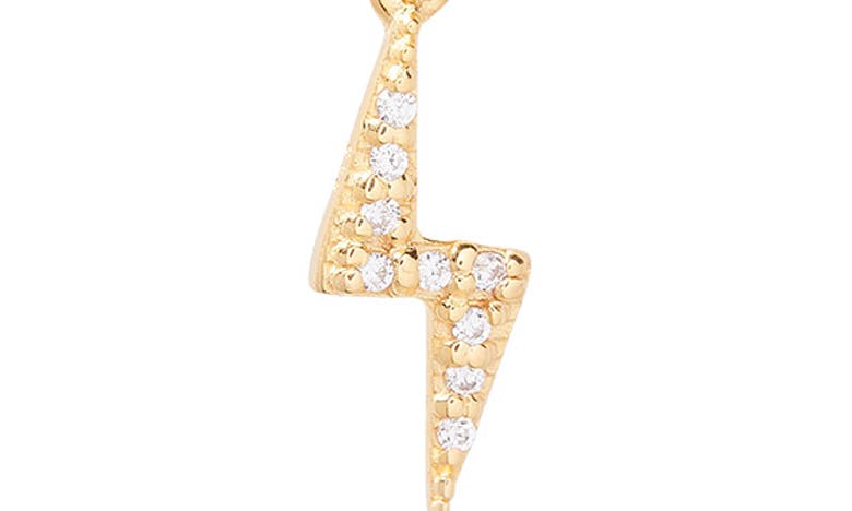 Shop Brook & York Brook And York Adeline Bolt Pendant Necklace In Gold