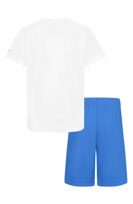 Shop Converse Kids' T-shirt & Shorts Set In Dial Up Blue