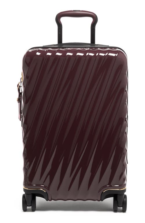 Tumi 22-Inch 19 Degrees International Expandable Spinner Carry-On in Beetroot