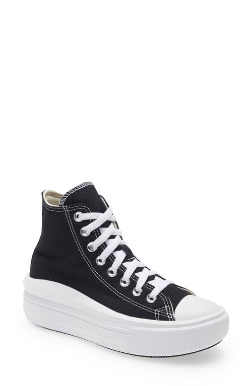 Converse Chuck Taylor® All Star® Move High Top Platform Sneaker in Black/Natural Ivory/White