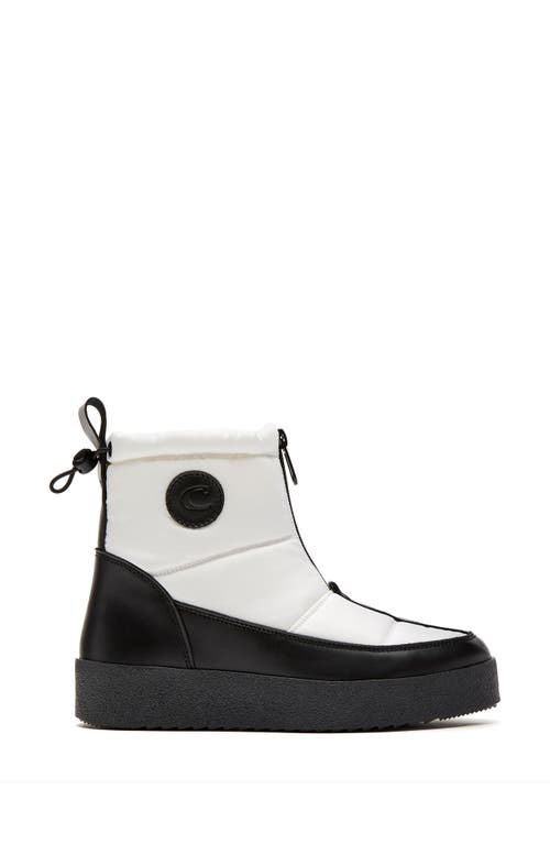 Shop La Canadienne Ethan Waterproof Quilted Bootie In White Leather