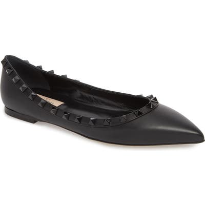 Valentino Garavani Rockstud Ballerina Flat